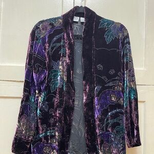 Chico’s Design Velvet Cardigan